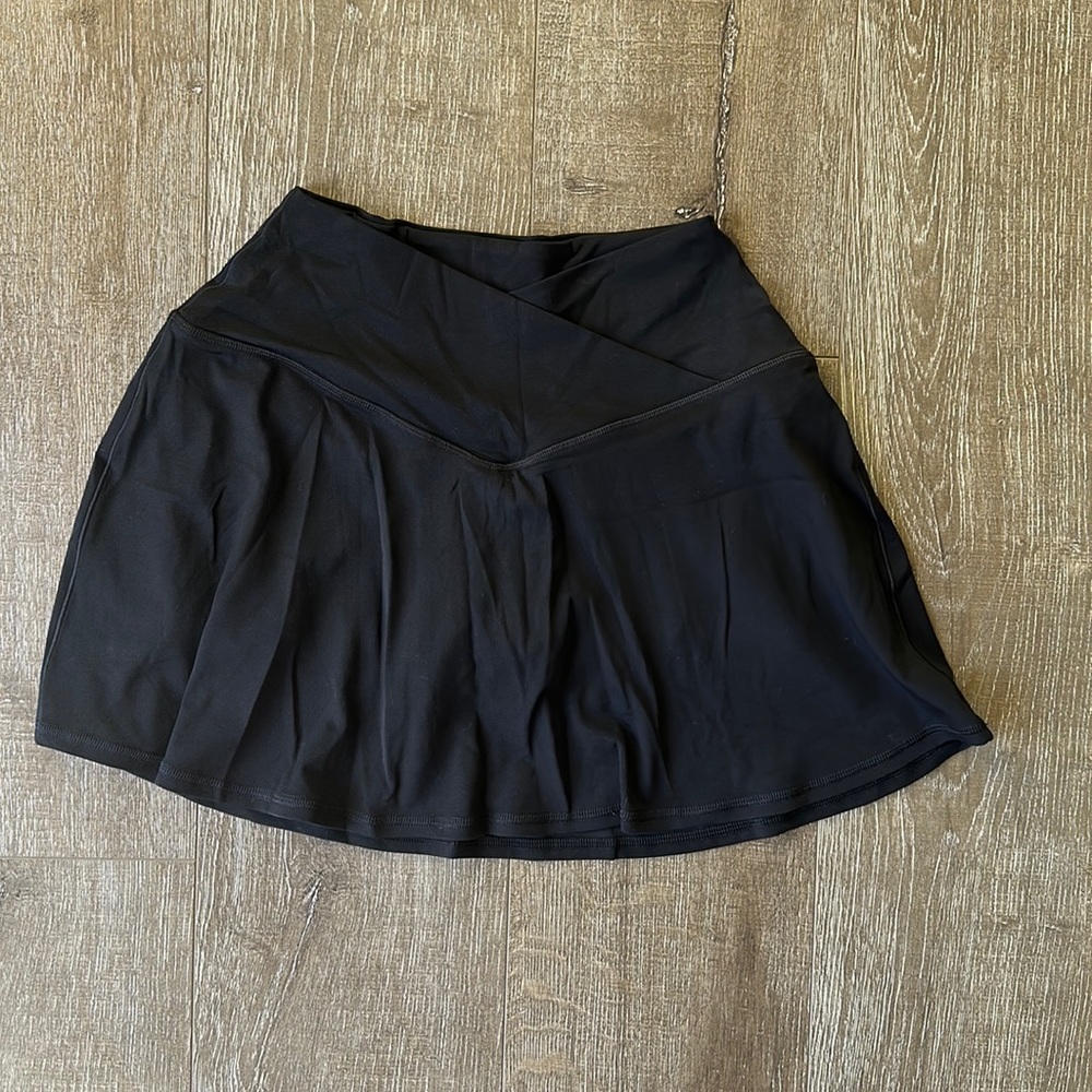 Offline by Aerie Real Me Crossover Tennis Skort, Black, size M